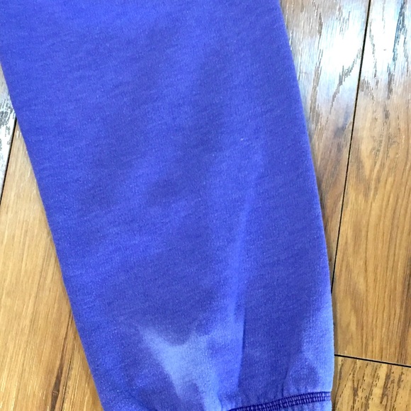 Victoria Secret Pink floral flower purple logo sweats sweatpants joggers… - Picture 11 of 16